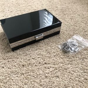 Rachel Zoe black crossbody/ clutch.